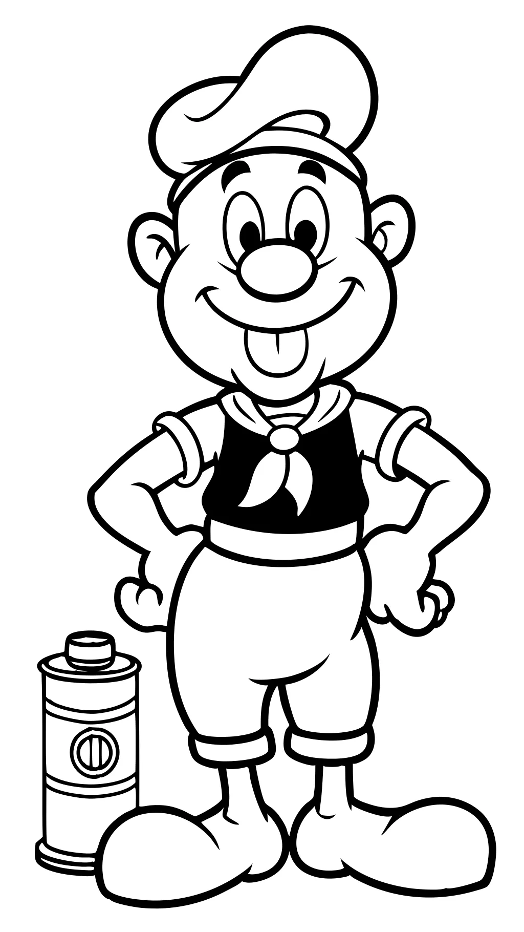 popeye coloring pages